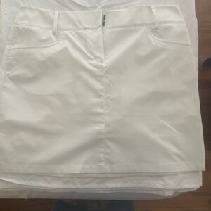 Women's White Adidas Climacool Golf Skort Size 14 NWOT